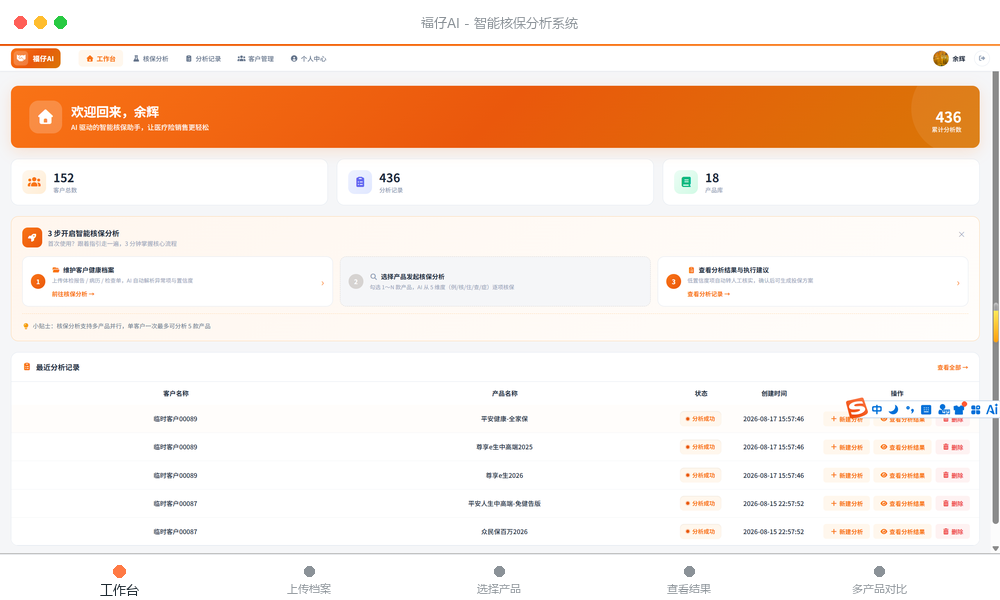 福仔AI产品工作台